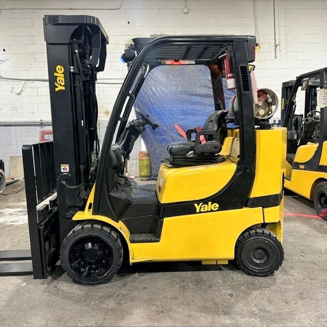 2019 Yale GLC080VX 8000lb Used Forklift Triple Mast Sideshift 6091 Hours