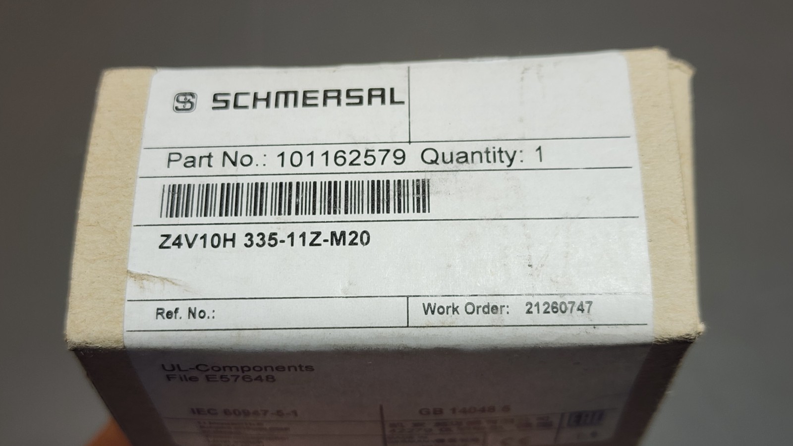 NEW SCHMERSAL Z4V10H335-11Z-M20 LIMIT SWITCH 101162579 Z4V10H33511ZM20