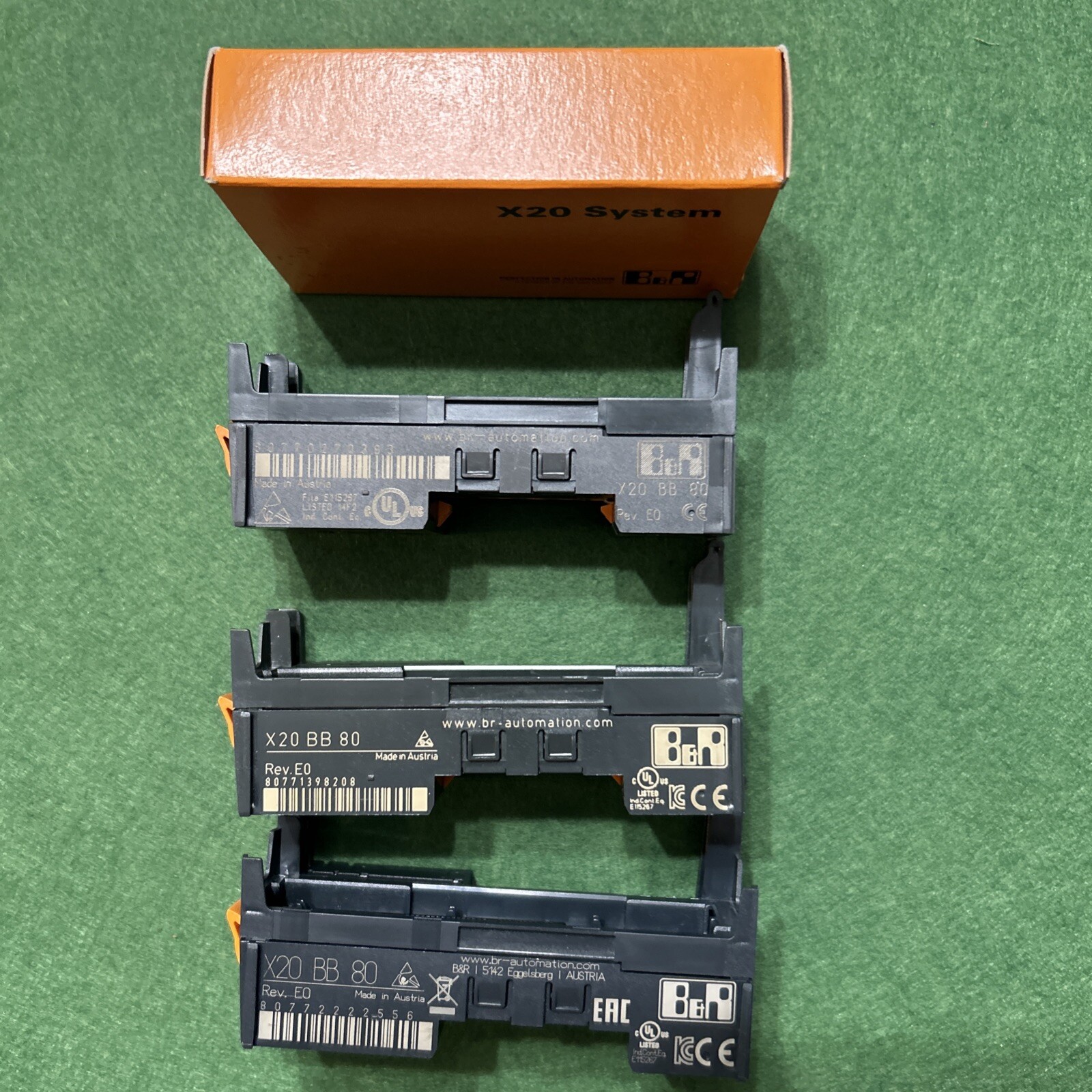 B&R X20BB80 Bus Base Module X20 BB80 Qty Of 1