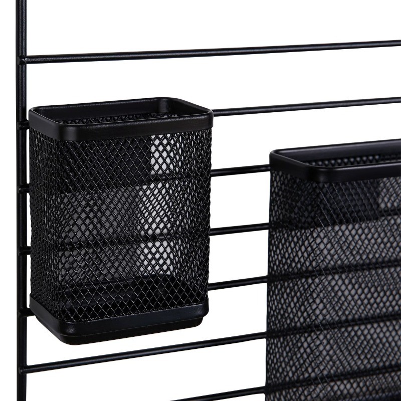 Mesh Additional Wall Organization Tools : Steel Desk & Office Wall Organizer Set