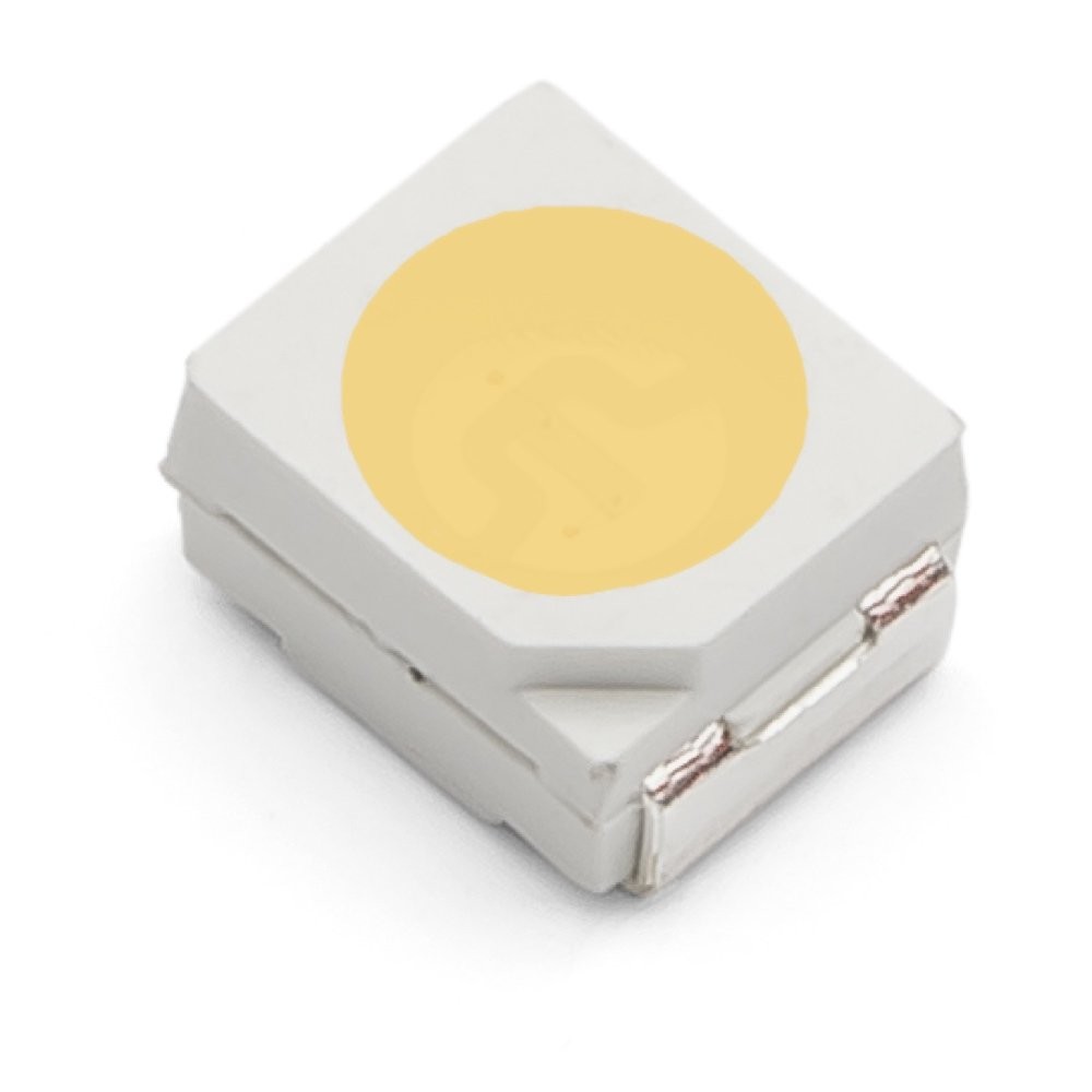 20 Pieces of PLCC-2 Surface Mount LEDs, 3528 Size SMD SMT LED – Warm White