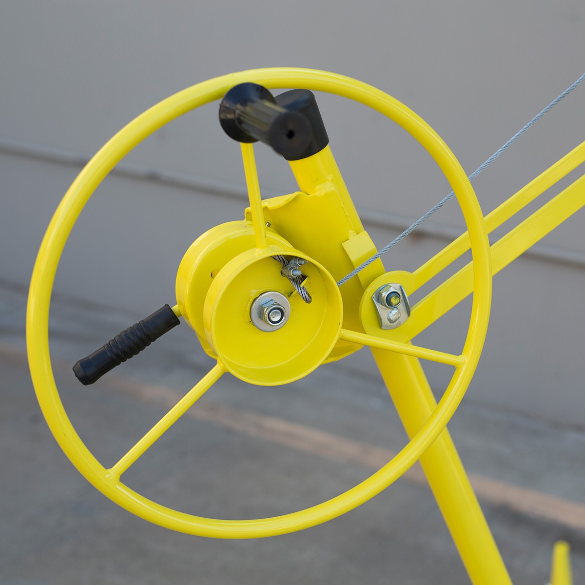 Stark USA 16′ ft Drywall Lift Rolling Lift Up Panel Hoist 150Lbs Caster Wheels
