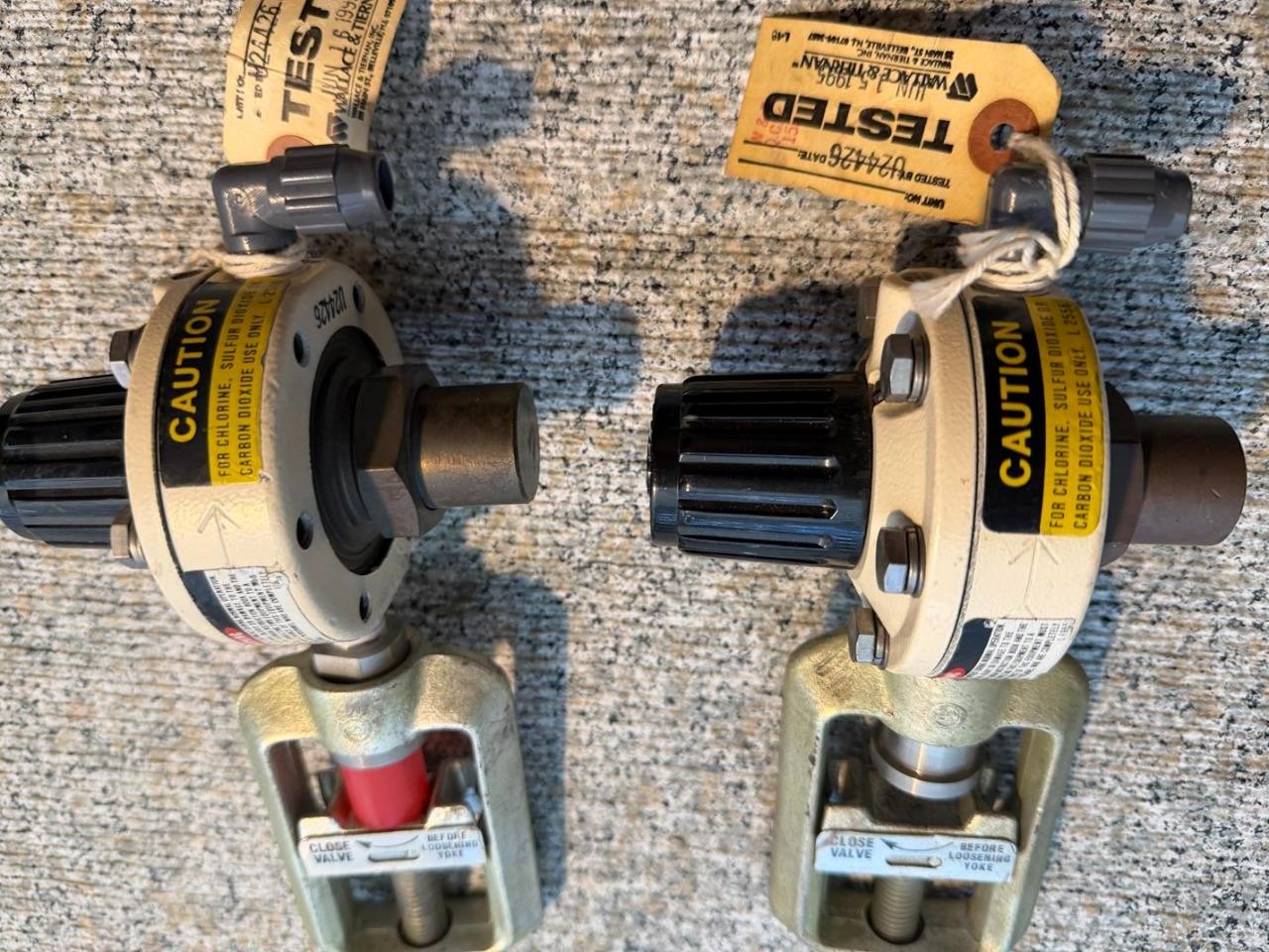 2ea WALLACE & TIERNAN CHLORINE PRESSURE REDUCING VALVE U24426