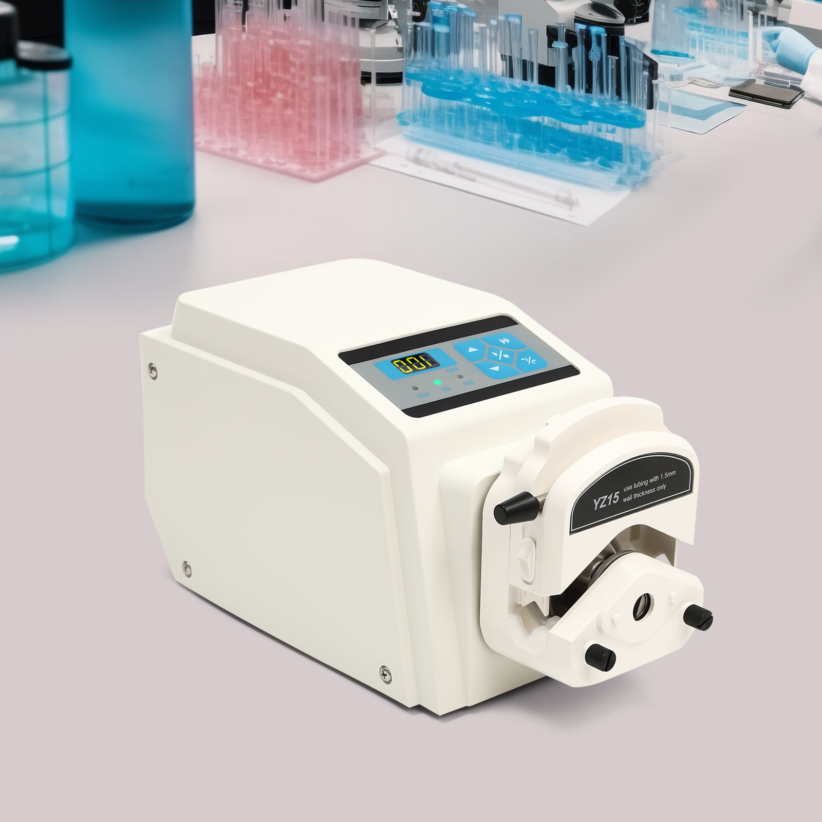 0.07~380 mL/min Flow Rate Variable Speed Peristaltic Pump with Pump Head YZ15