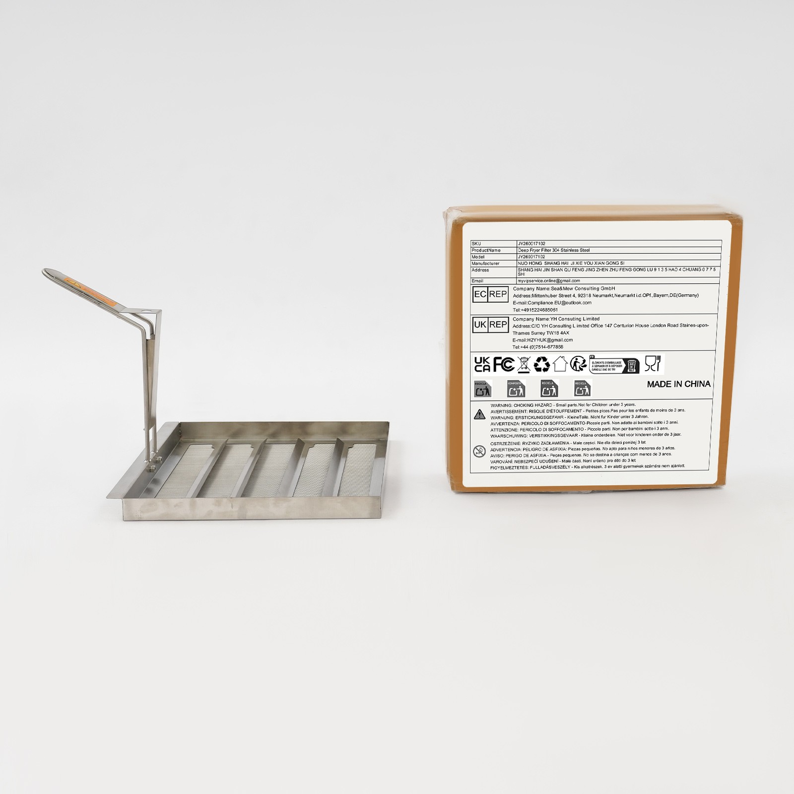 Commercial Deep Fryer Filter Strainer,Stainless Steel Fryer Filter For Kitchen