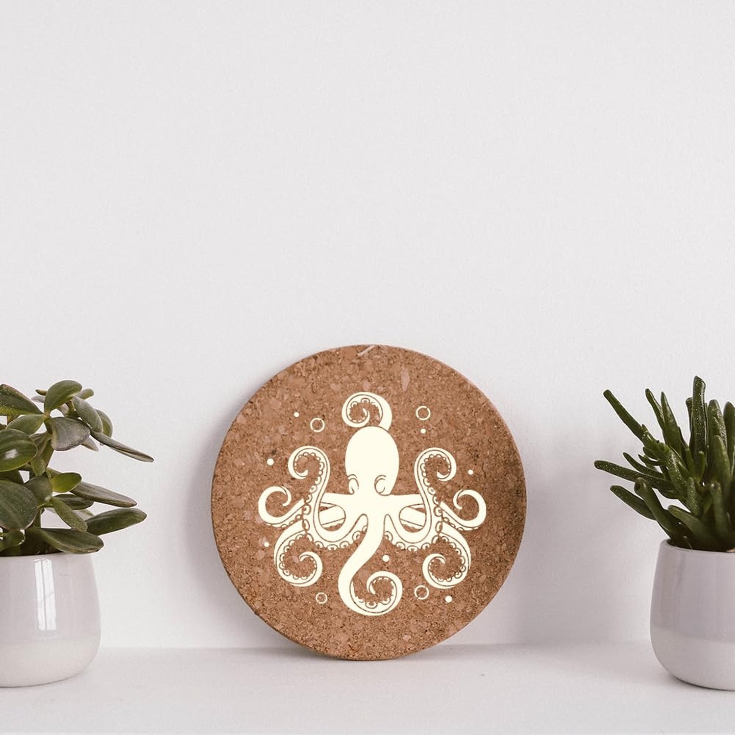 Octopus Sea Wall Stencil Template 11.8 x 11.8 Inch Reusable Plastic Ocean The…