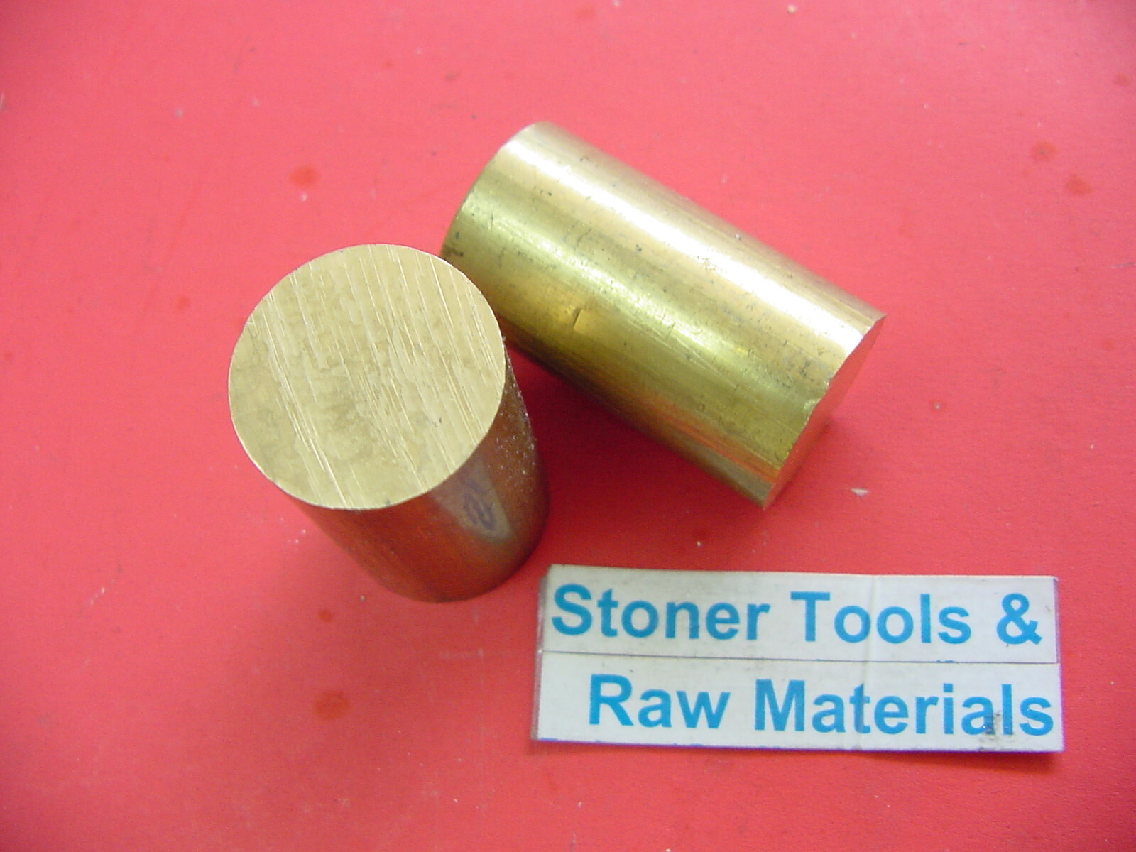2 Pieces 1/2″ C360 BRASS SOLID ROUND ROD 2″ long H02 Bar Stock 1/2 Hard New