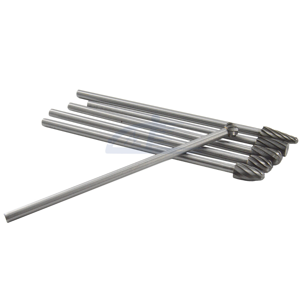 6pc 1/4″ Tungsten Rotary Carbide Burr Bits Aluminum Bur 6″ Long Shank Single Cut