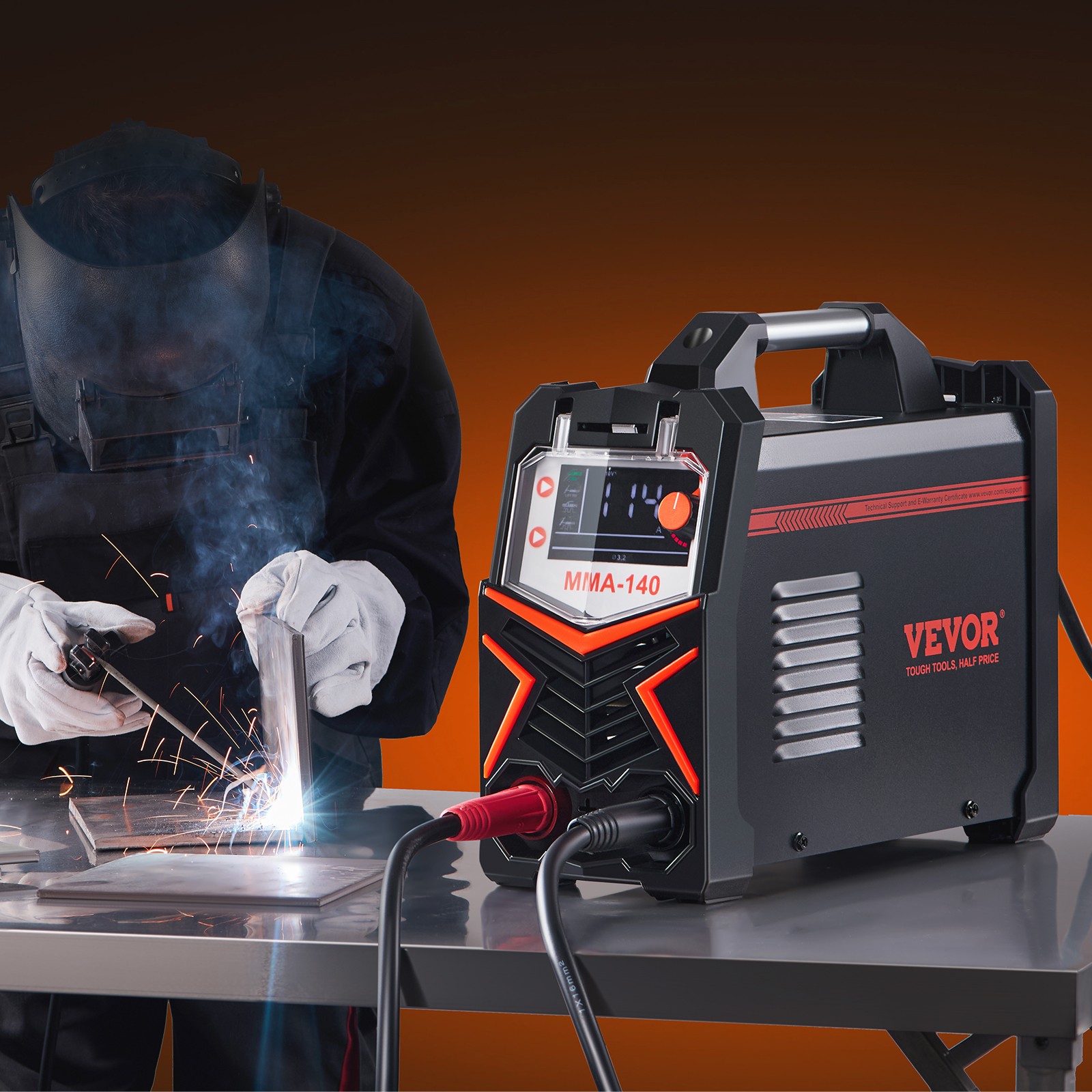 VEVOR TIG Welder 4-In-1 Welding Machine Pulse MMA Lift STICK IGBT Inverter LED