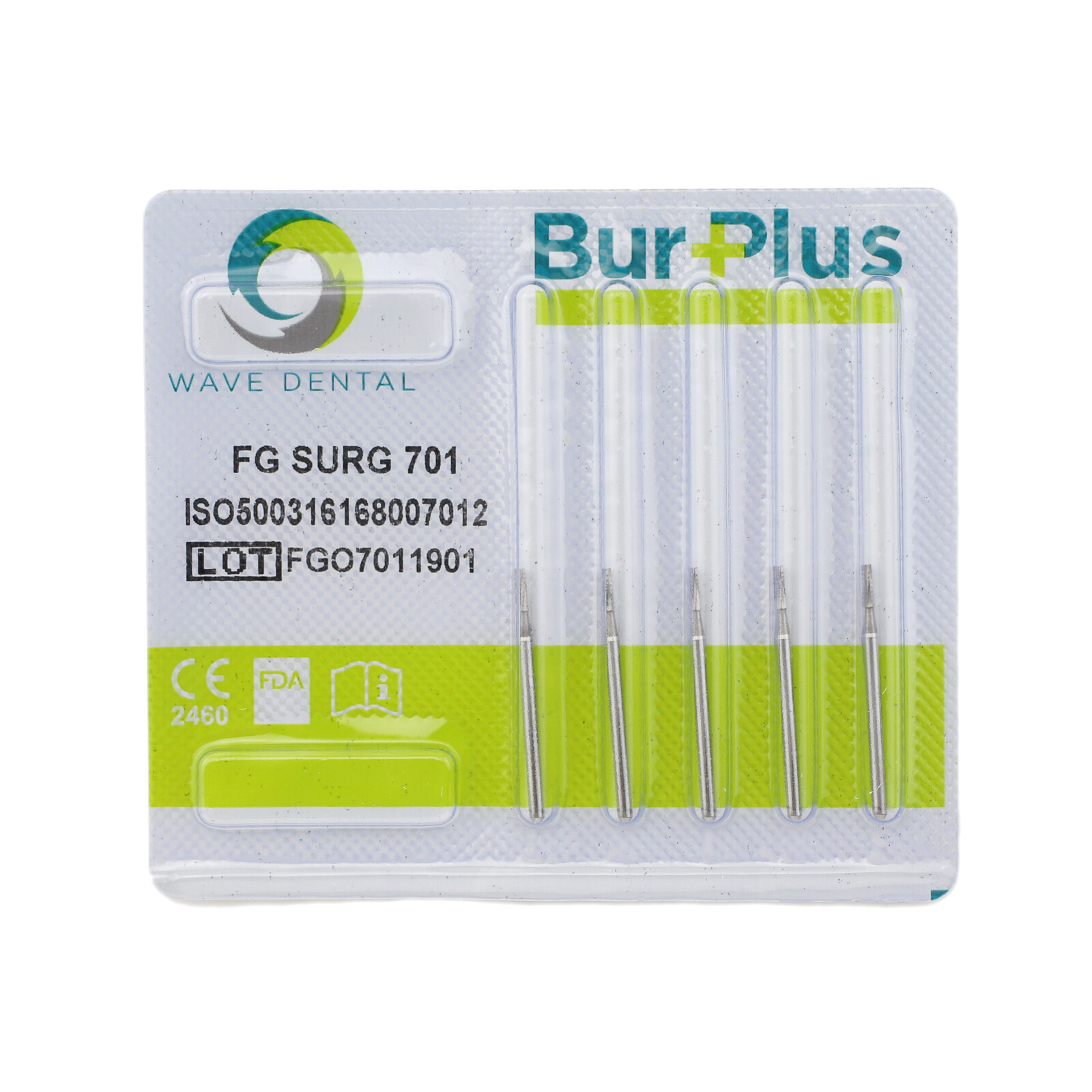 WAVE Dental Surgical Burs FG 557 701 Tungsten Carbide FGOS Bur Length 25mm Burr
