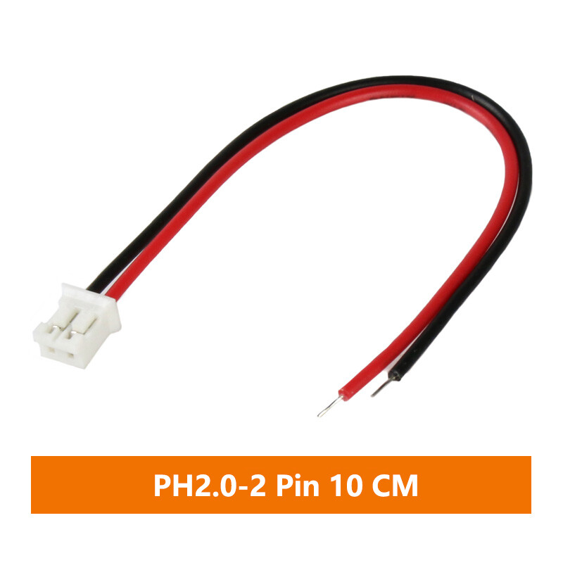 Male Connector Plug Terminal Wires Cable 10,20,30CM,2/3/4/5/6 Pin JST PH 2.0mm