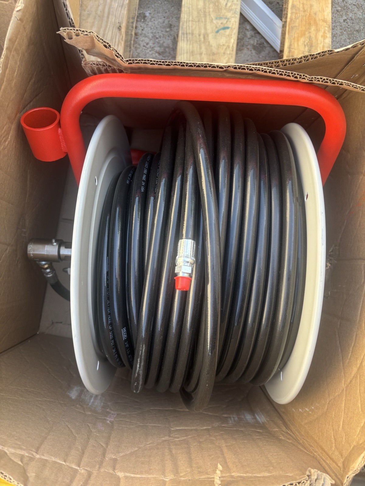 RIDGID H-38 Hose Reel Assembly for KJ-3100 Water Jetter