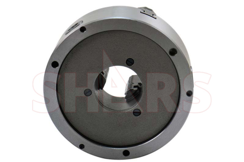 8″ 3 Jaw Self Centering Plain Back Lathe Chuck Reversible .0039″ TIR Cert R[