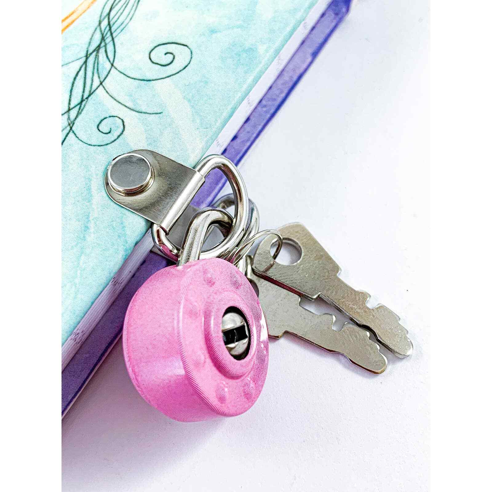 Diary/ Journal with Lock & Keys – Parisian Girl with Balloons – Blank, New