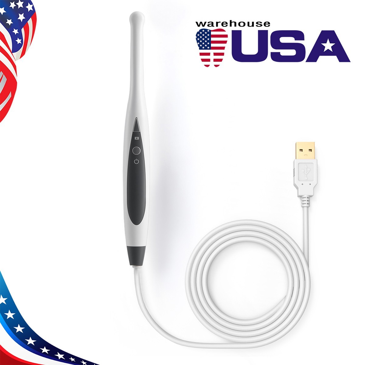 Dental Intraoral Camera Digital USB Imaging Intra Oral 6 LED Light Auto-Focus