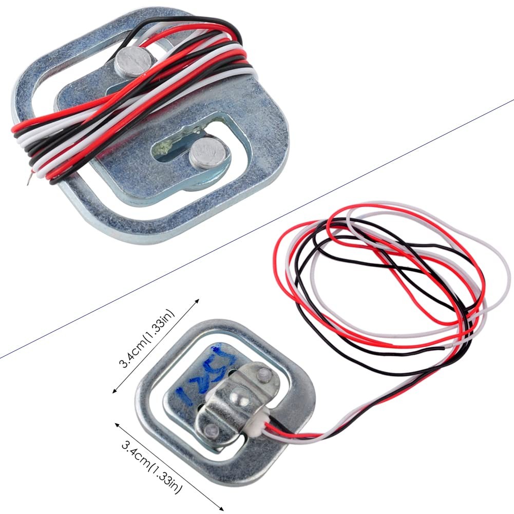 DIYmalls 4pcs Load Cell 50kg Half Bridge Strain Gauge Human Body Digital…