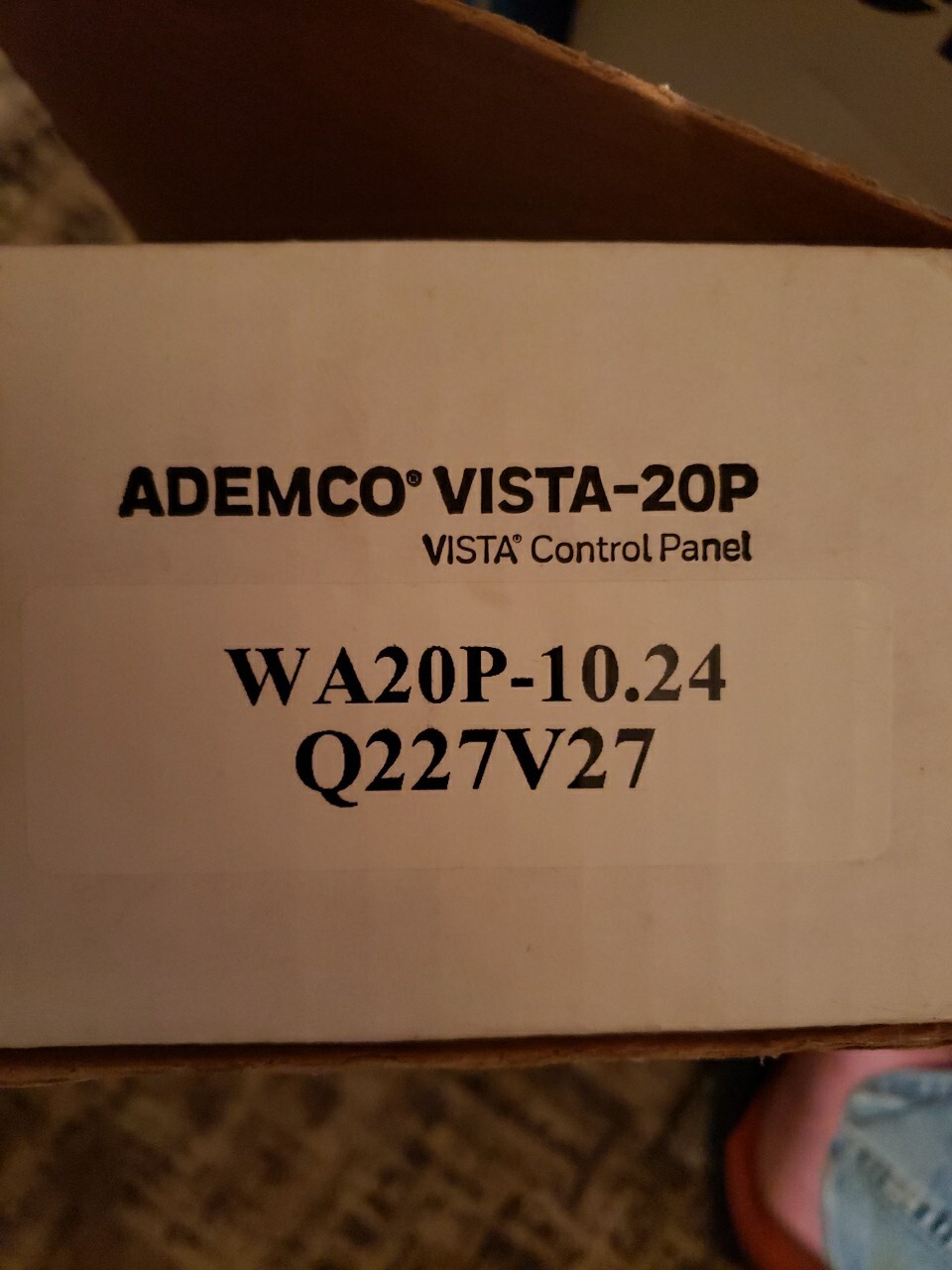 HONEYWELL VISTA-20P ADEMCO 48 ZONE CONTROL PANEL
