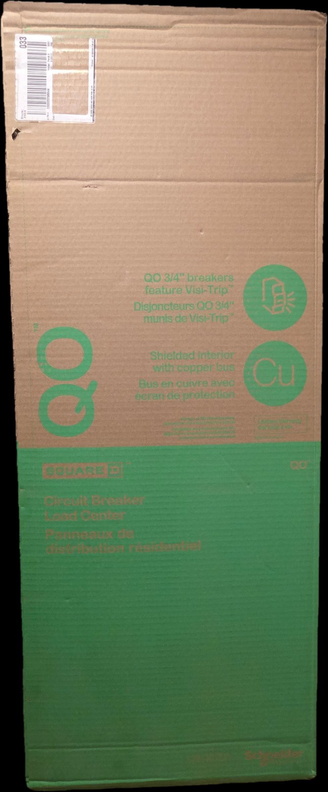 Square D QO Series Load Center Main Breaker 200-Amp 42-Space 42-Circuit Plug-On