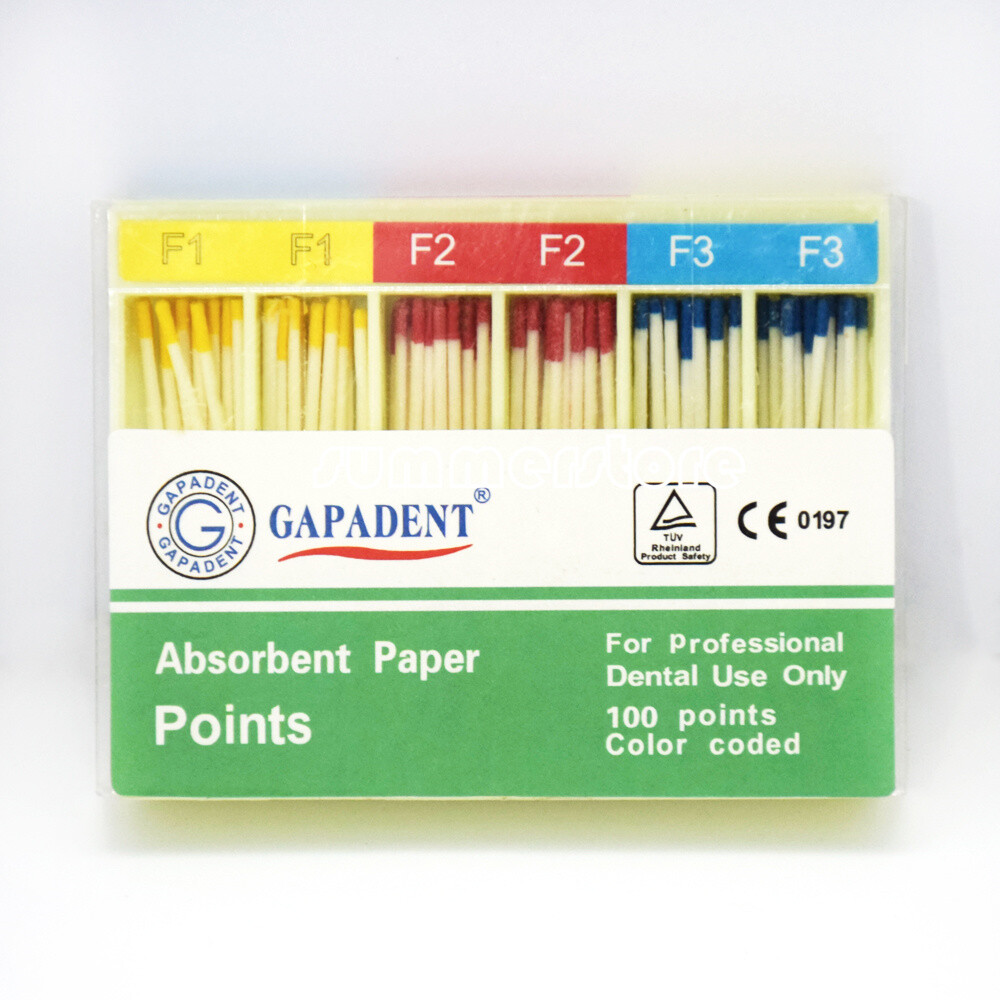 Dental Endo Root Canal Obturating Points/Absorbent Paper Points 0.2-0.6 Taper