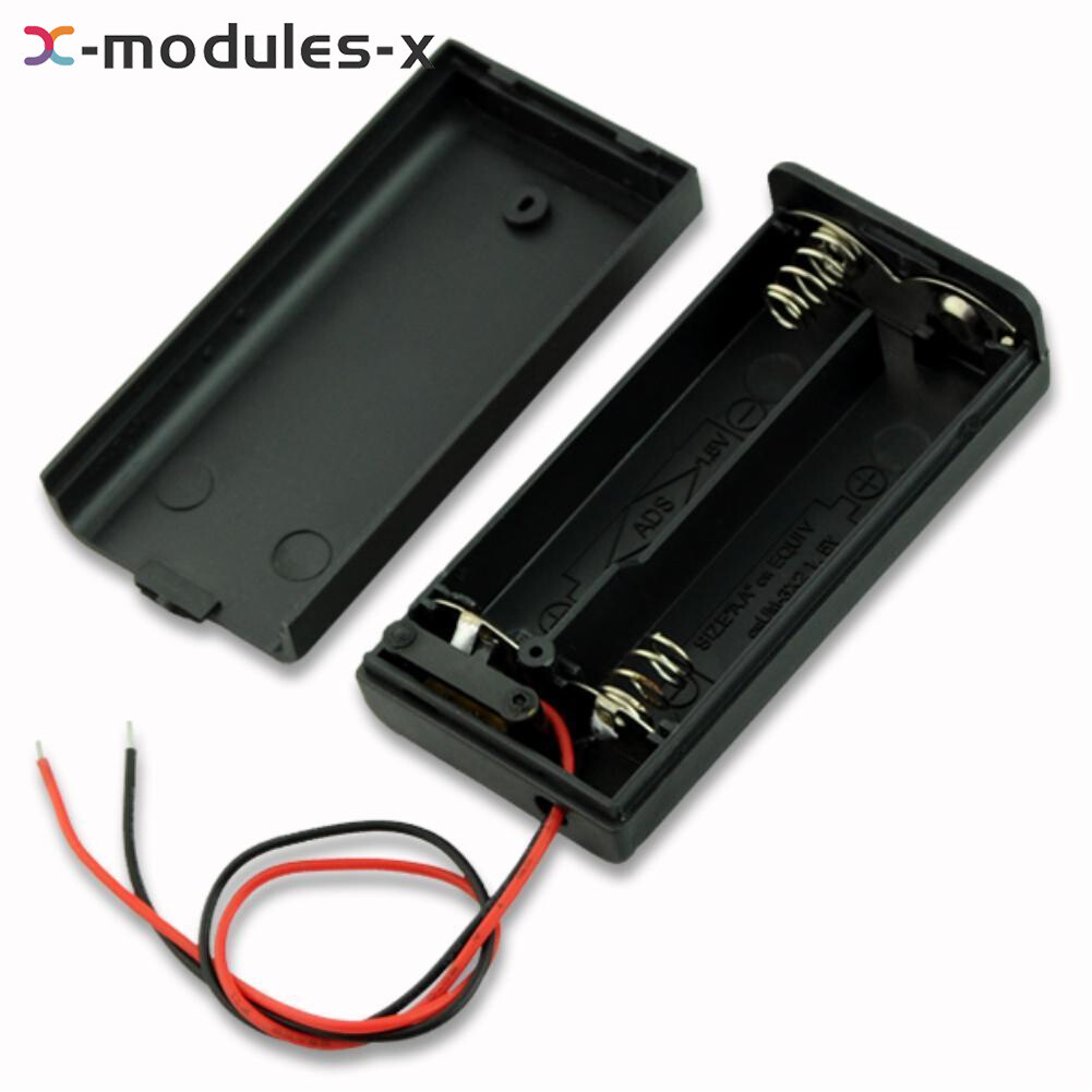1-10Piece AA 2A Battery Holder Box Case With ON/OFF Switch Cover For 2AA Battery