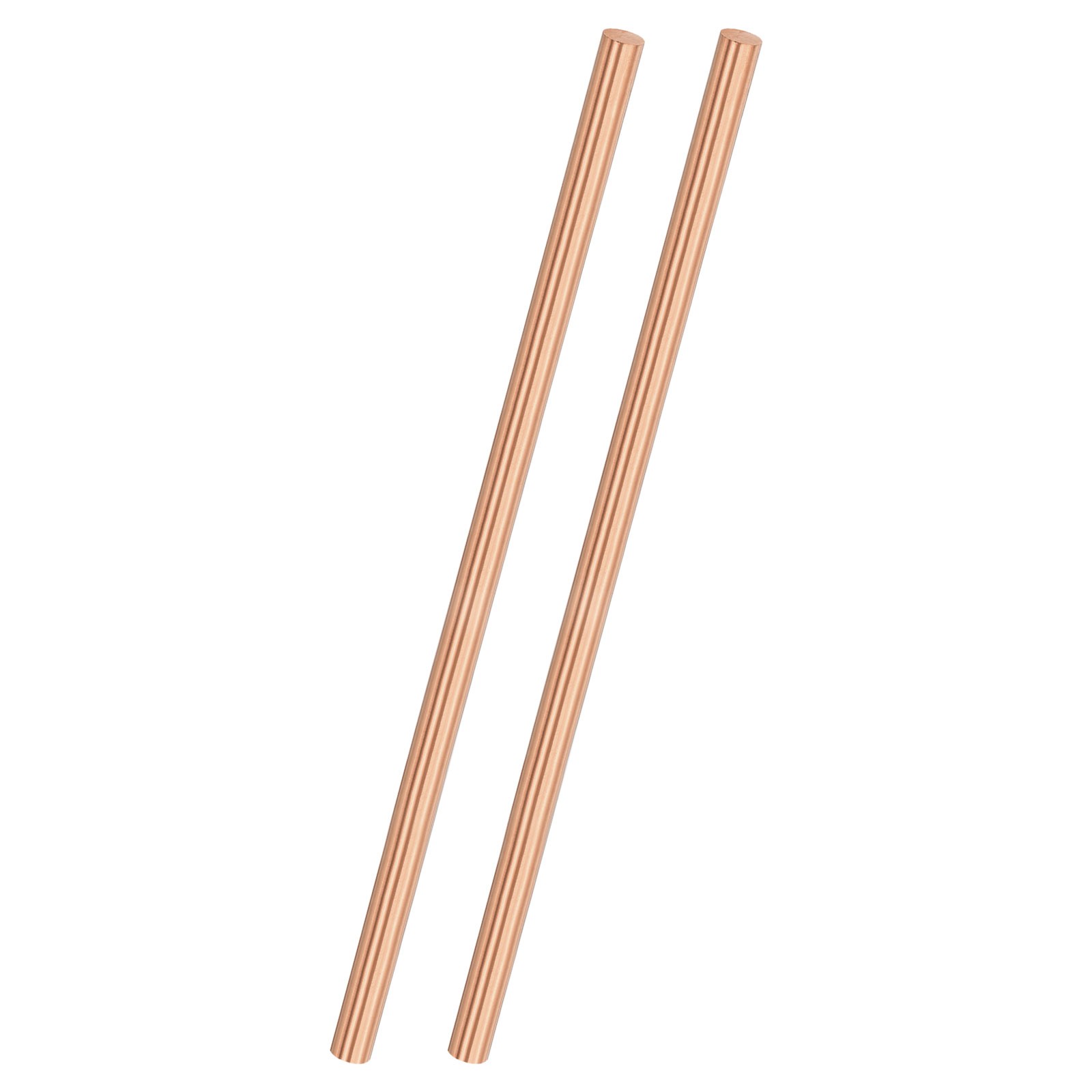 2-Pack Copper Round Rod 4mm x 100mm T2 Copper Stock