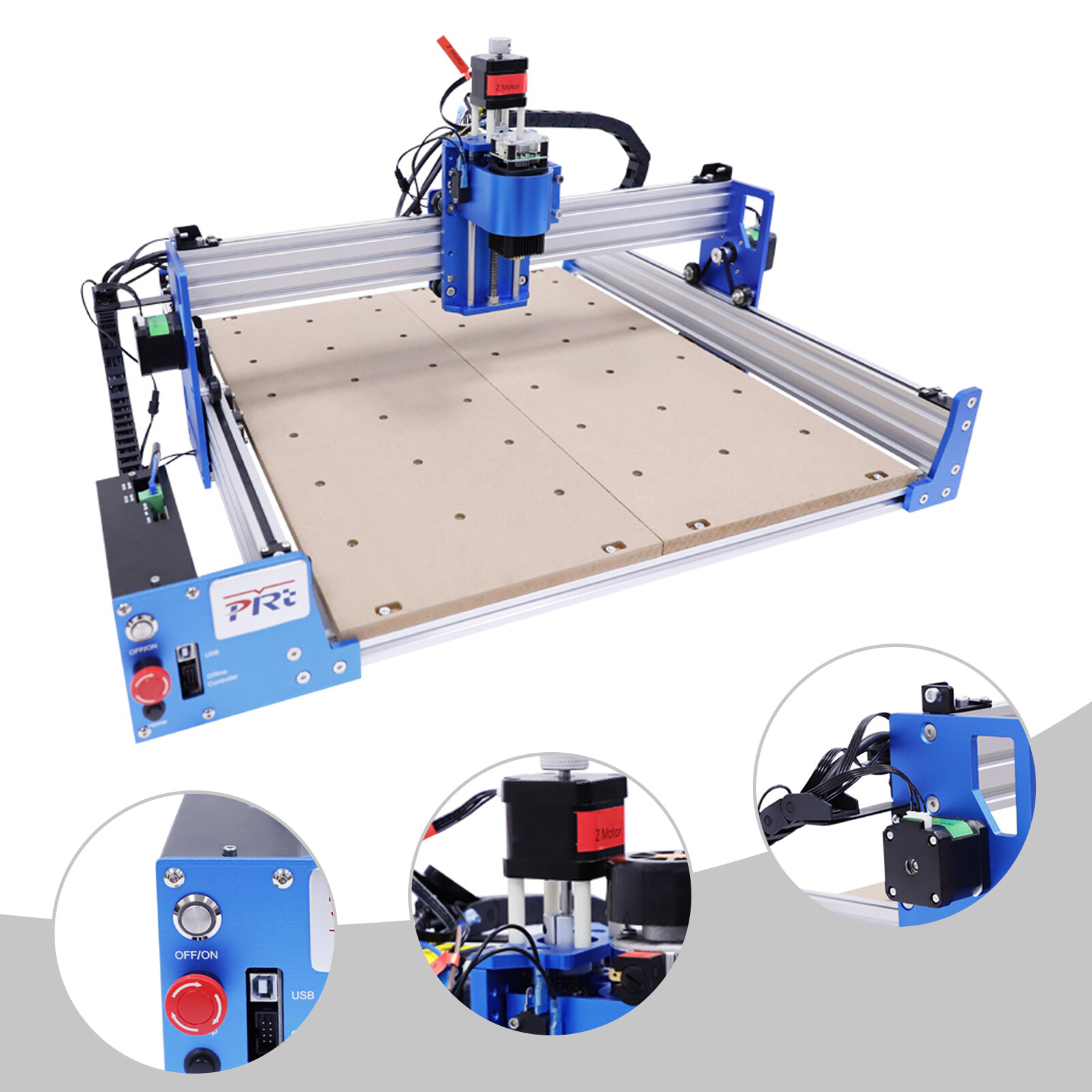 Industrial 3-Axis 4040 Wood Carving Milling CNC Router Engraver Cutting Machine