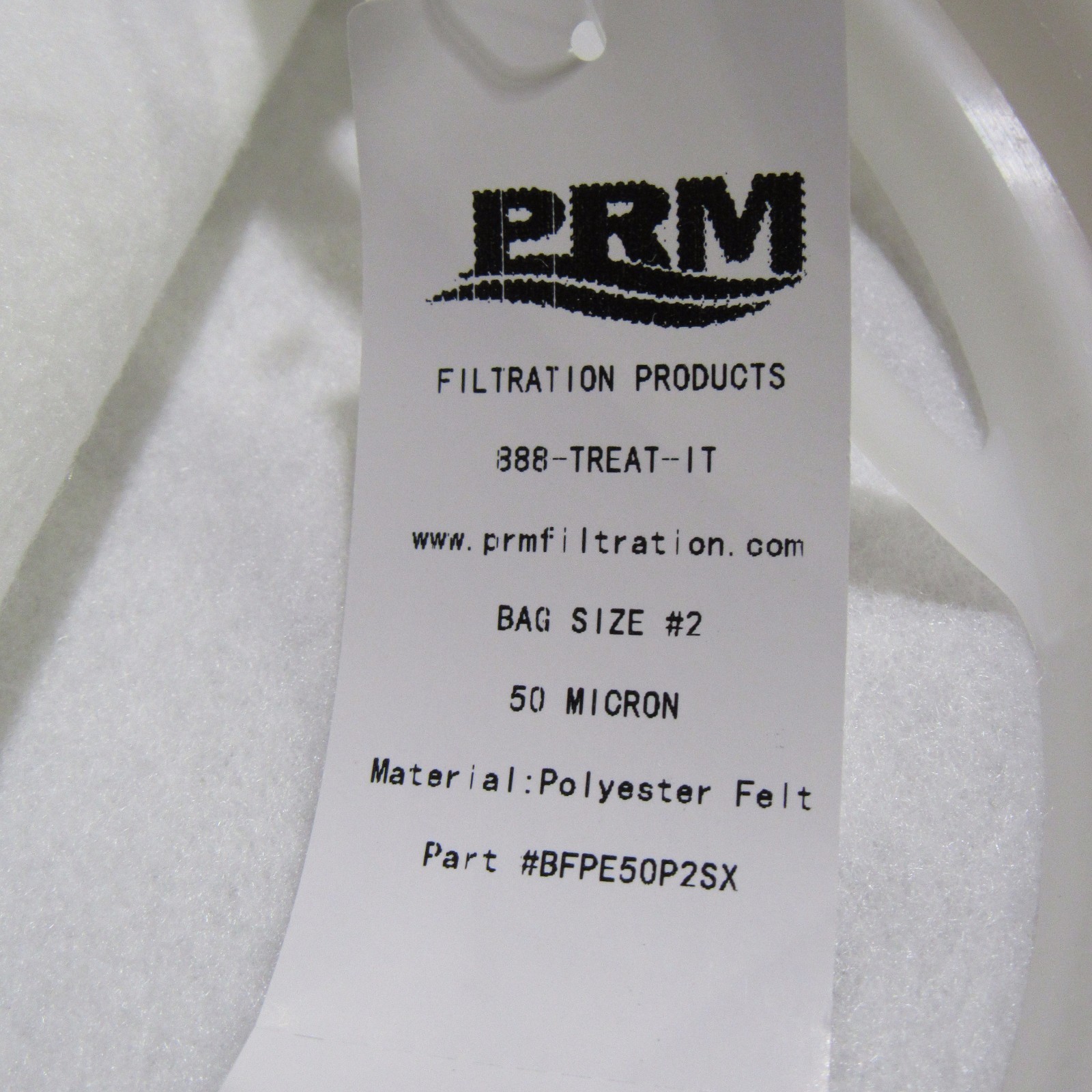 LOT OF 10 PCS. PRM TRADE SIZE #2 FILTER BAGS 50 MICRON POLYESTER FILTER BAGS NIB