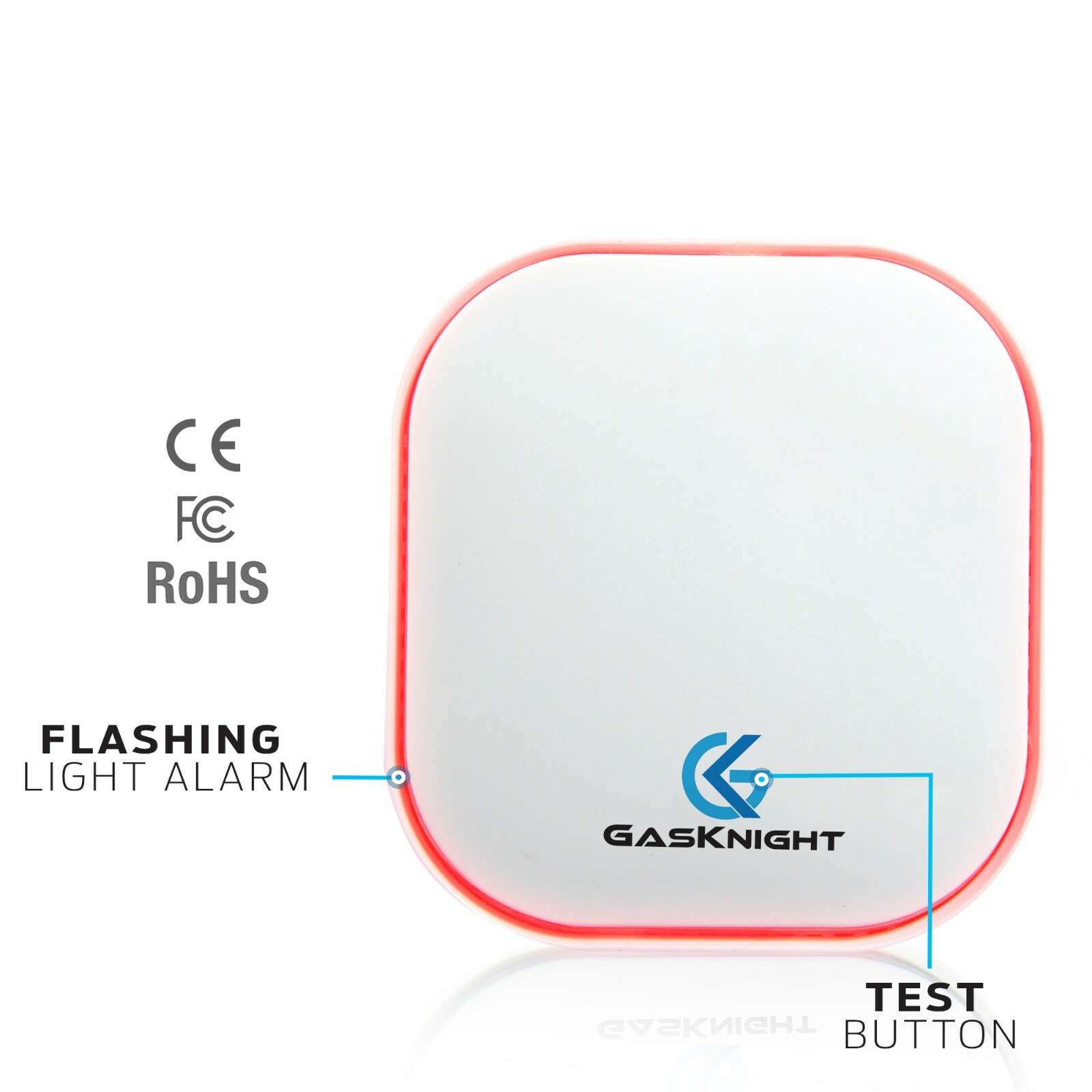Natural Gas Detector, Propane Detector, Methane LPG Natural Gas Alarm 4 Home RV