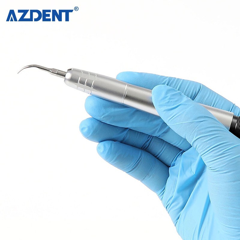 Dental Ultrasonic Air Perio Scaler Handpiece Hygienist 2/ 4Holes 3 Tips AZDENT