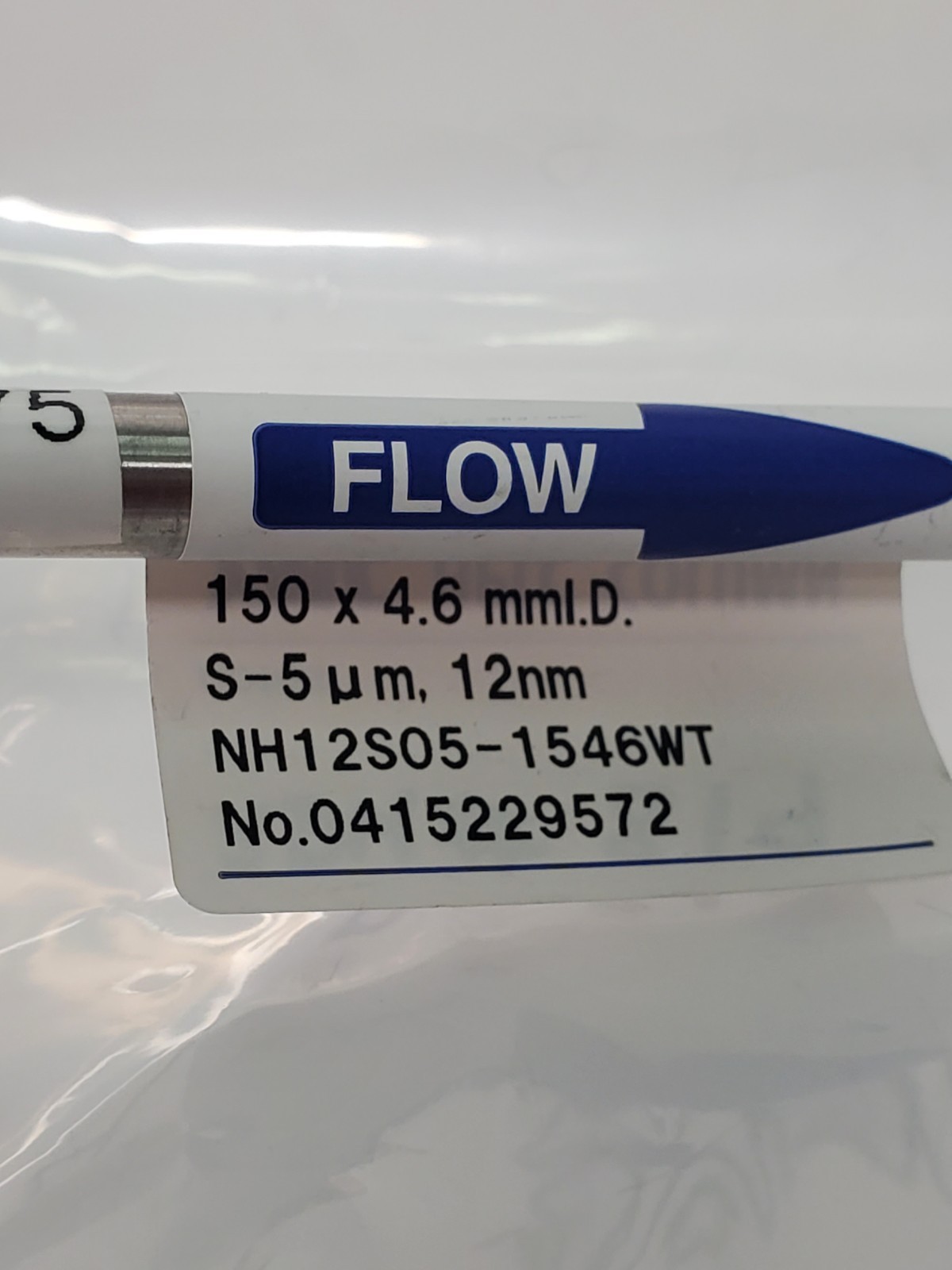 HPLC COLUMN YMC 150 x 4.6 mm RDH 819 150 x 4.6 mm S-5um, 12nm NH12S05-1546WT