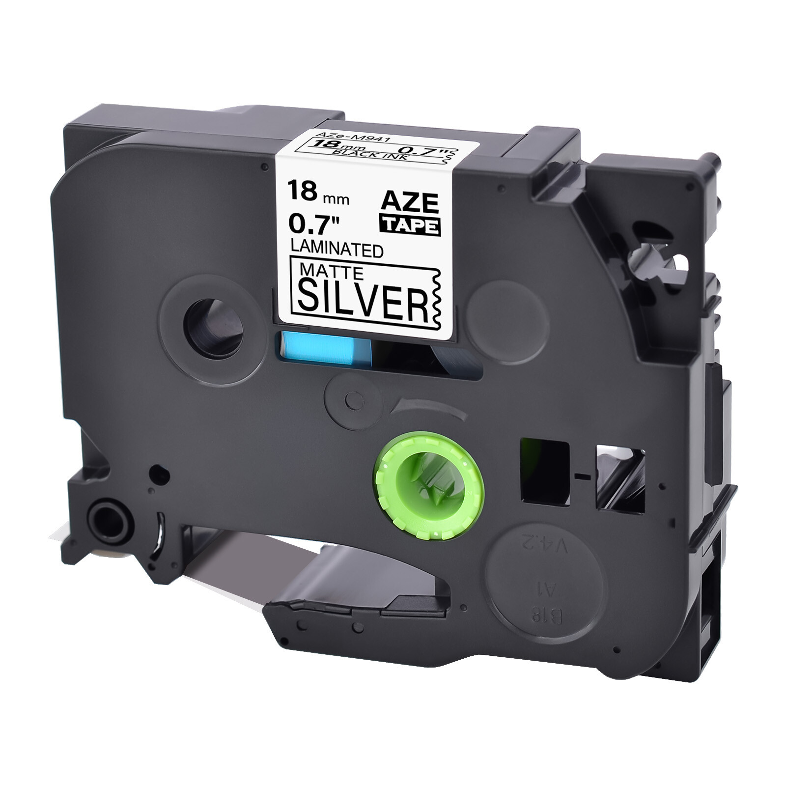 Label Tape Compatible with Brother TZ/TZe-M941 P-Touch 18mm×8m / 0.7″×26.2ft