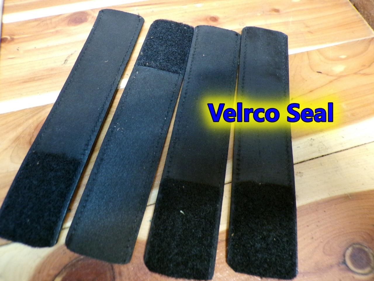 S502-4V HUME 4-Set PB Police Duty Belt Keepers 1″ Extra Wide Hook & Loop Close