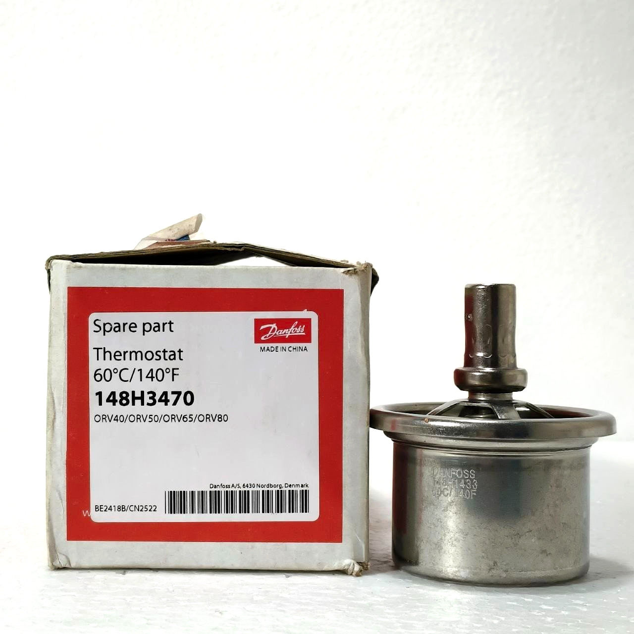 DANFOSS 148H3470 ORV THERMOSTAT OIL TEMPERATURE REGULATING VALVE 60°C 140°F