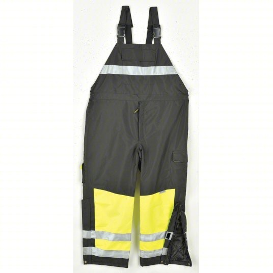 OccuNomix 2XL Hi-Vis Insulated Cold-Weather Work Bib Pant ANSI/ISEA 107 Class E
