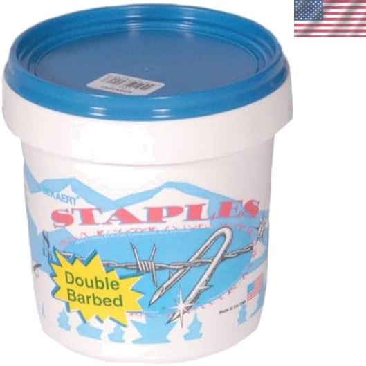 BEKAERT Fence Staples, 8 lb/1.75″