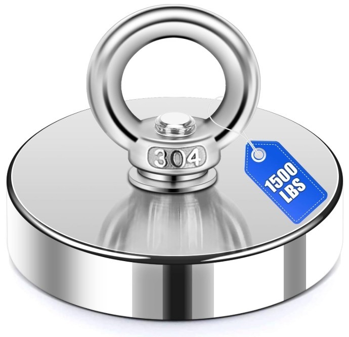 Fishing Magnets Super strong Rare Earth Neodymium Magnet set 150-1500 Lbs 1000Lb