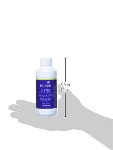 Bluelab 2.77 EC – 250 ml Conductivity Solution for Calibrating ppm @ 500 = 1,385