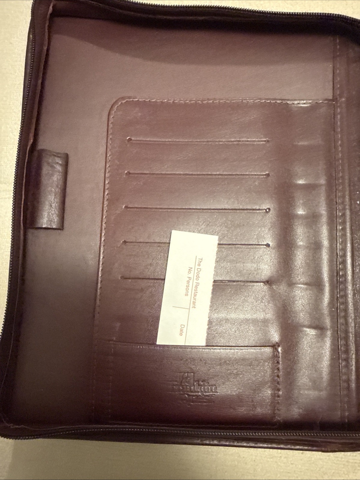 Franklin Quest Burgundy Planner Zip Classic Size W/ Vintage Inserts *see pics