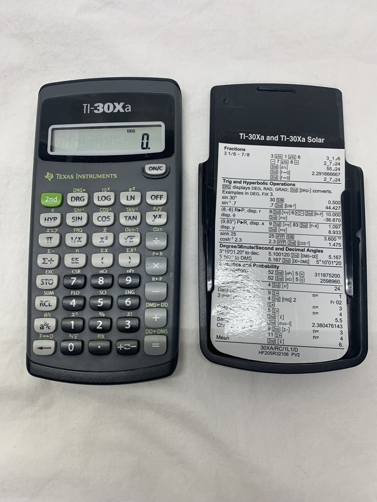 Texas Instruments 30XA Scientific Calculator