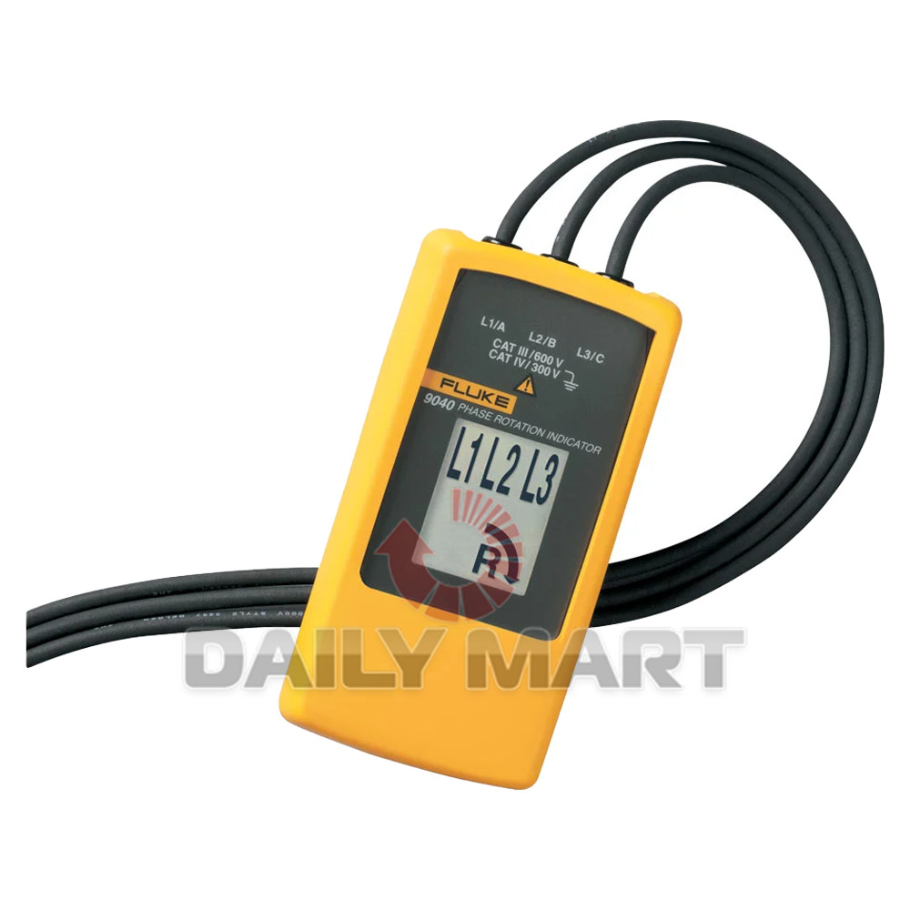 New In Box FLUKE 9040 Digital Phase Rotation Indicator Tester Meters
