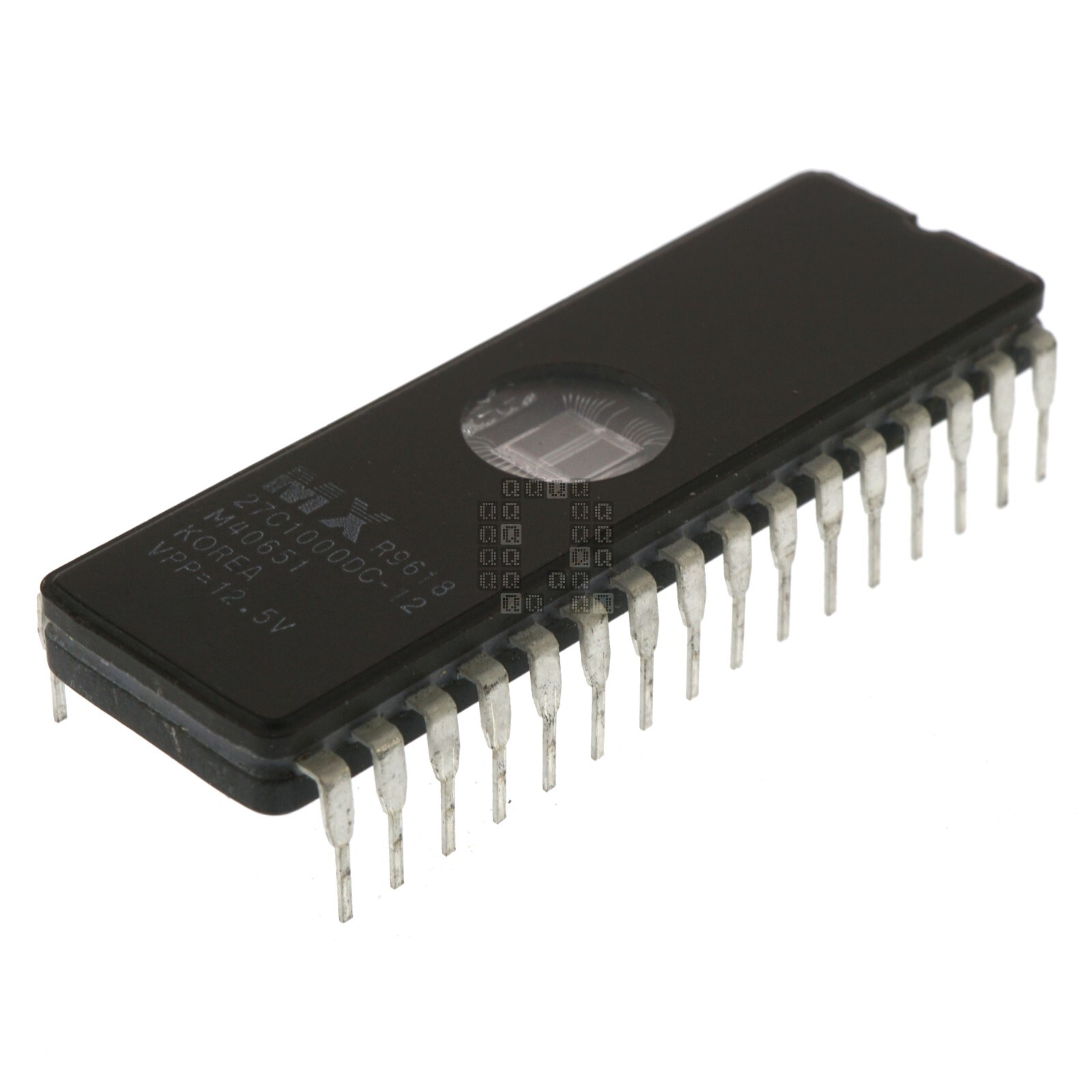 MACRONIX 27C1000DC-12 1M-Bit (128K x 8) CMOS EPROM, DIP32, UV-Erasable
