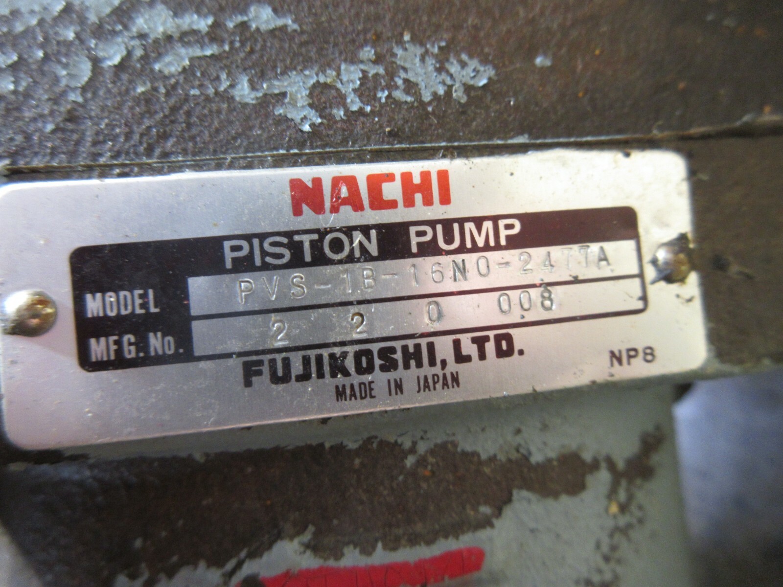 MEIDEN SHA MOTOR PUMP ARB001S LTF70-NR UPV-1A-16N0-1.5-4-2477A PVS-1B-16N0-2477A