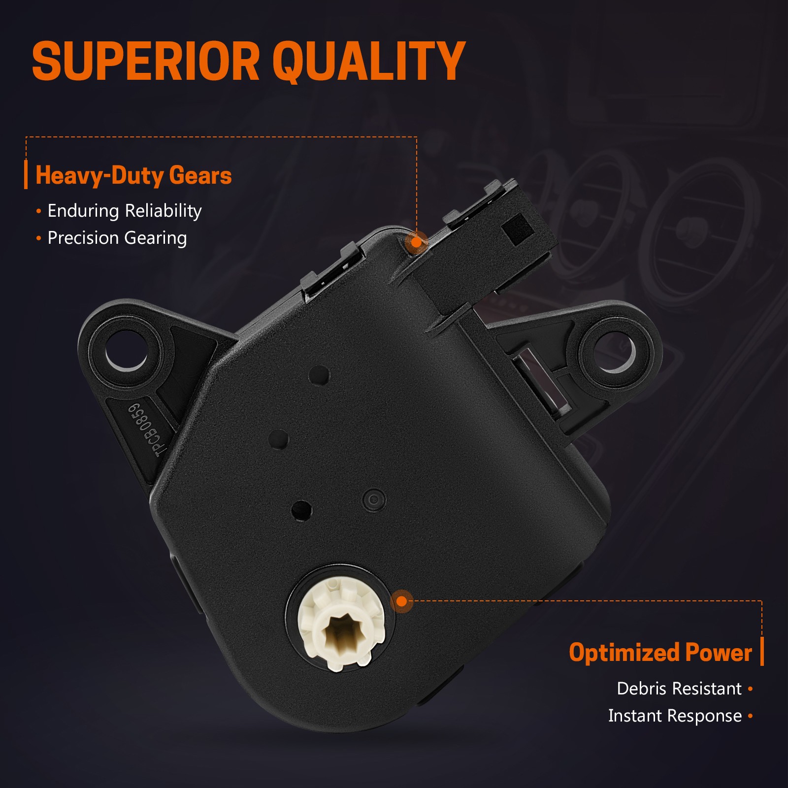 SINTLY Heater Blend Air Door Actuator for Chrysler Aspen 07-09 Dodge Ram 604-002