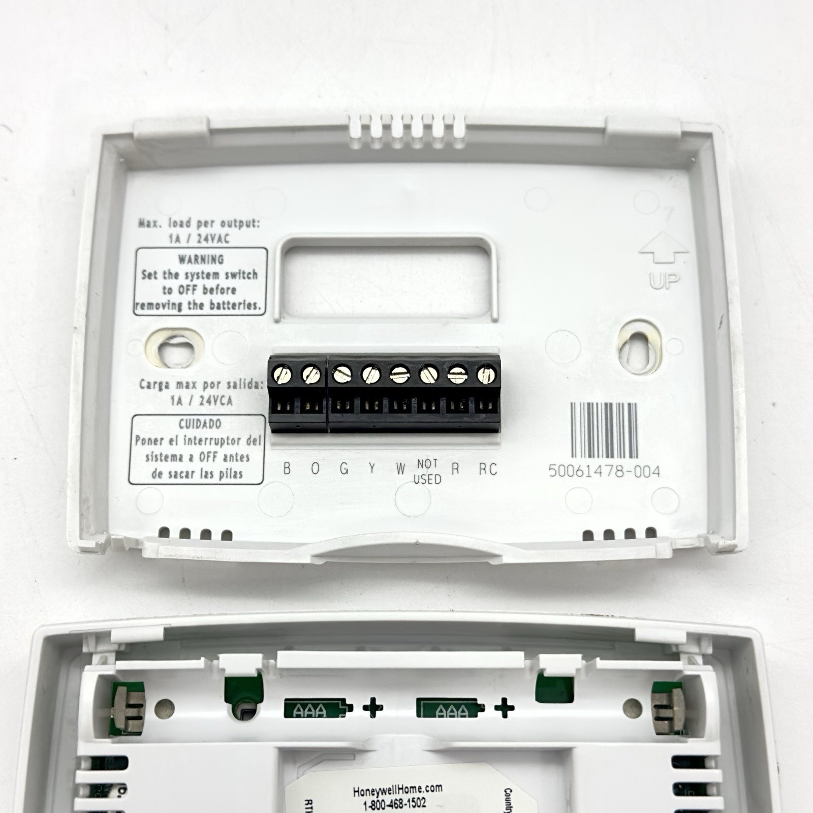 Lot of 3 Honeywell Thermostats RTH111B-1024 Non-Programmable CLEANED TESTED GUC