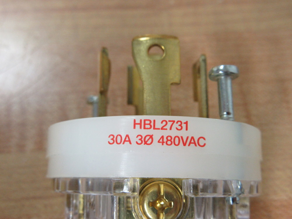 Hubbell HBL2731 Insulgrip Twist-Lock Plug