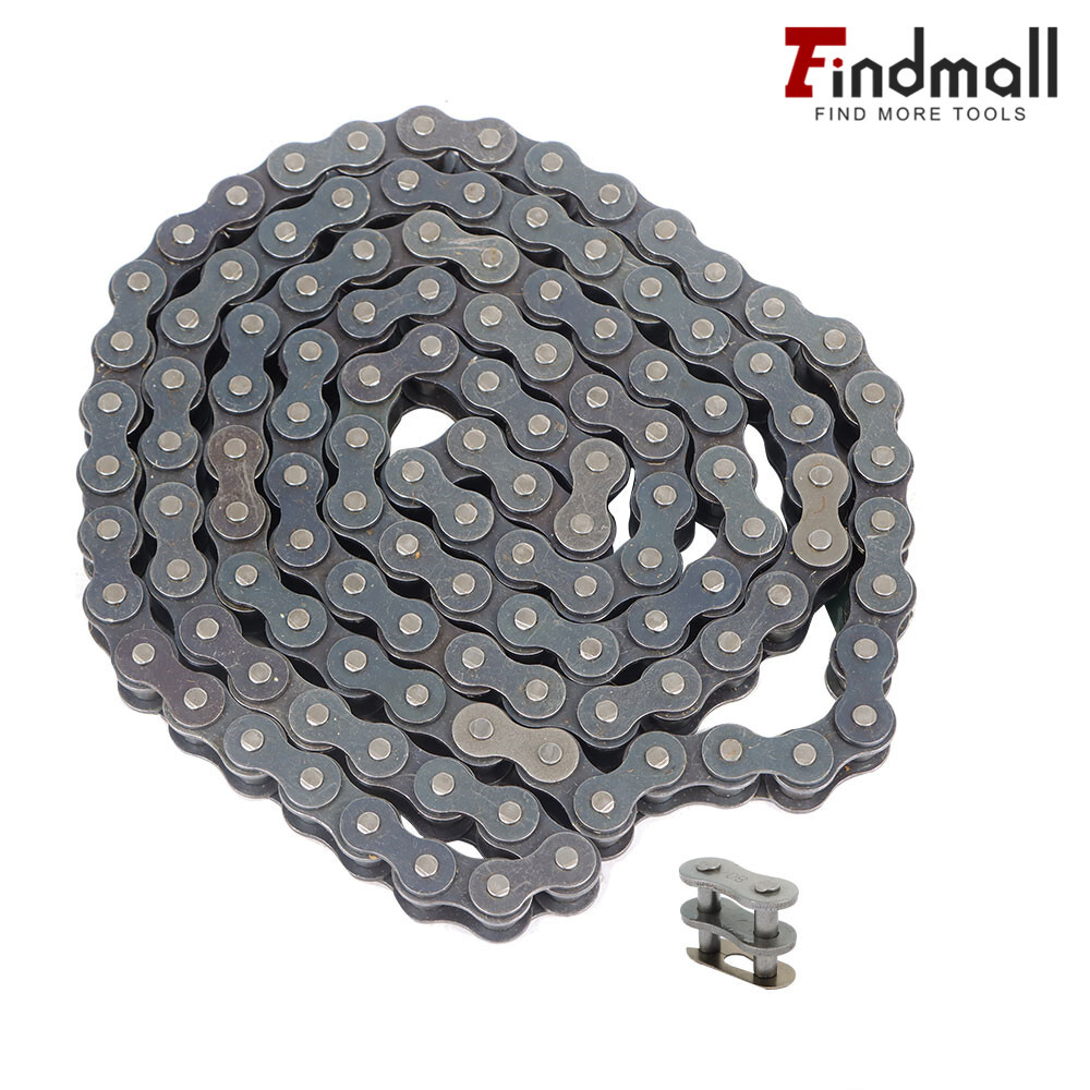 Findmall #80 Roller Chain x 10 feet + Free Connecting Links 1 connector