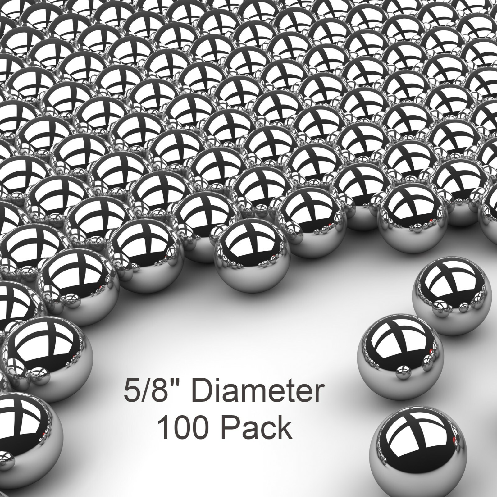 100 5/8″ Inch G500 Utility Grade Carbon Steel Bearing Balls