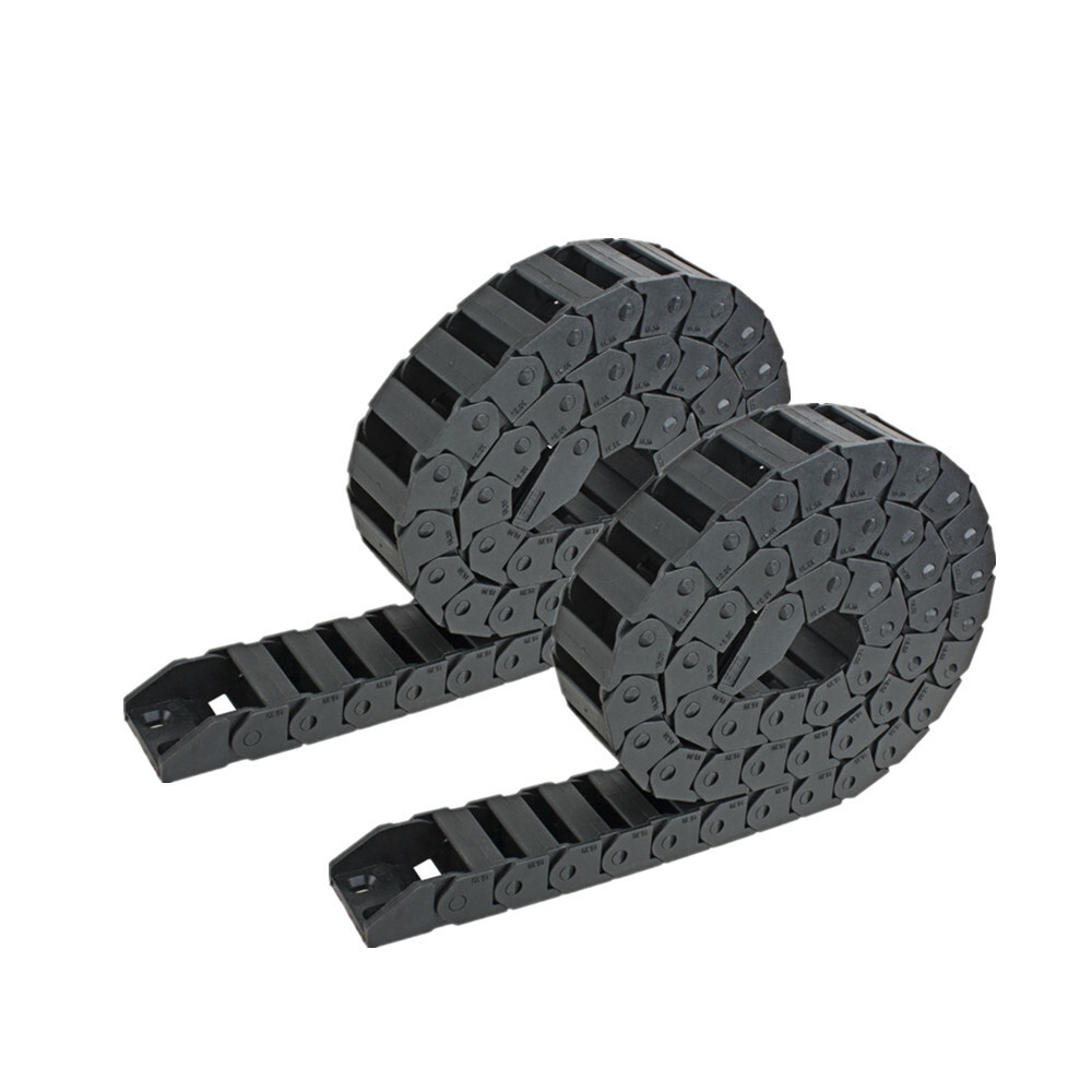 2PCS R28/R38/R55 Drag Chain Wire Carrier Plastic Semi Close/Open Type Cable 1M