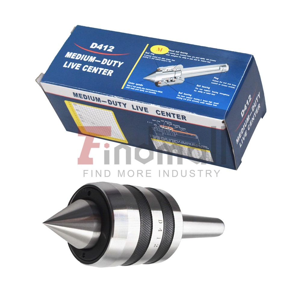 MT2 Live Center Morse Taper 2MT Triple Bearing Spindle Lathe Milling CNC Chuck