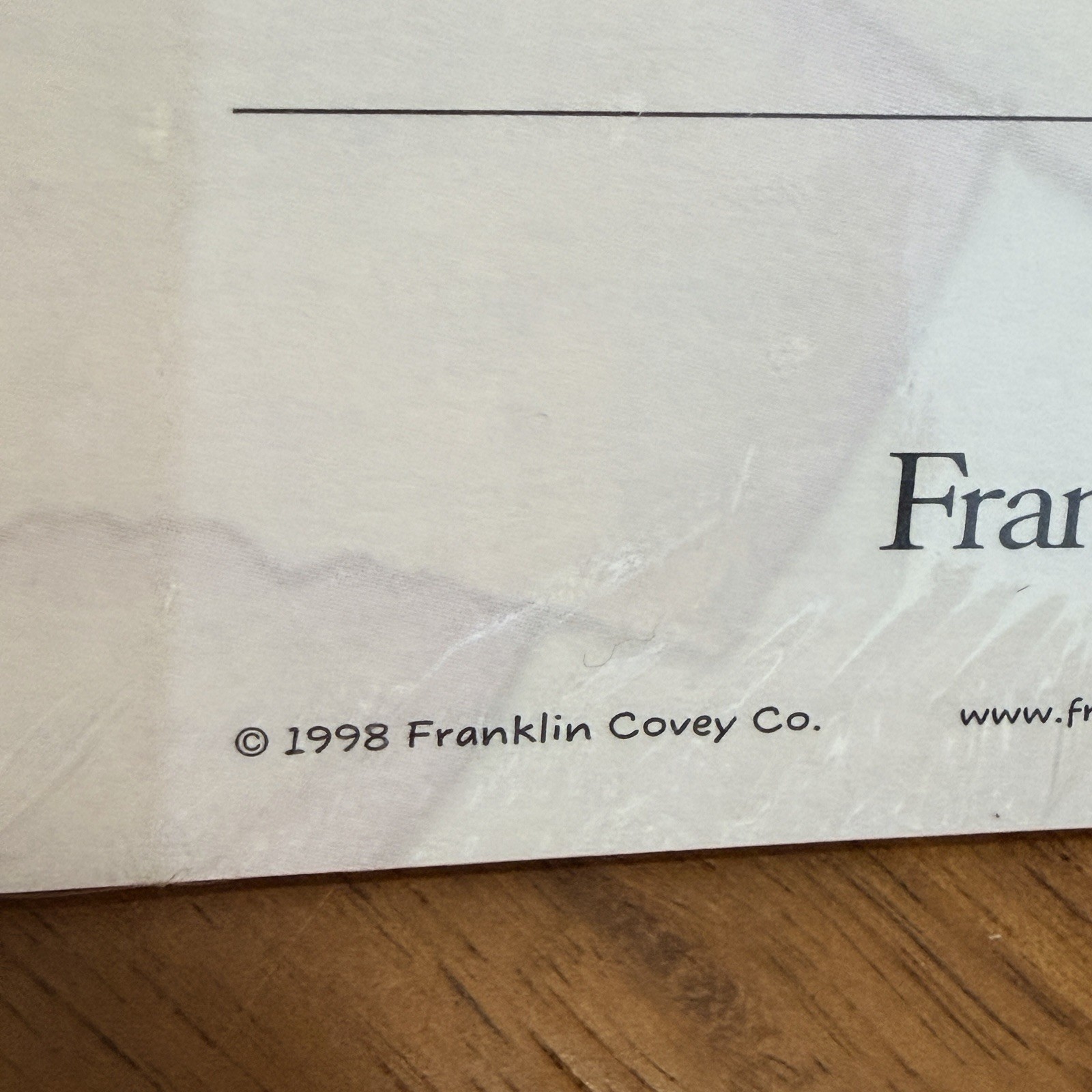 Vtg 90s Franklin Planner/Hallmark Shoebox Refill Sealed Inserts Classic Size NOS